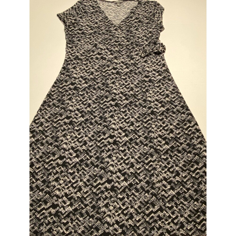 Apt 9 Gray Blk Multicolor Print Stretch Career Fa… - image 3